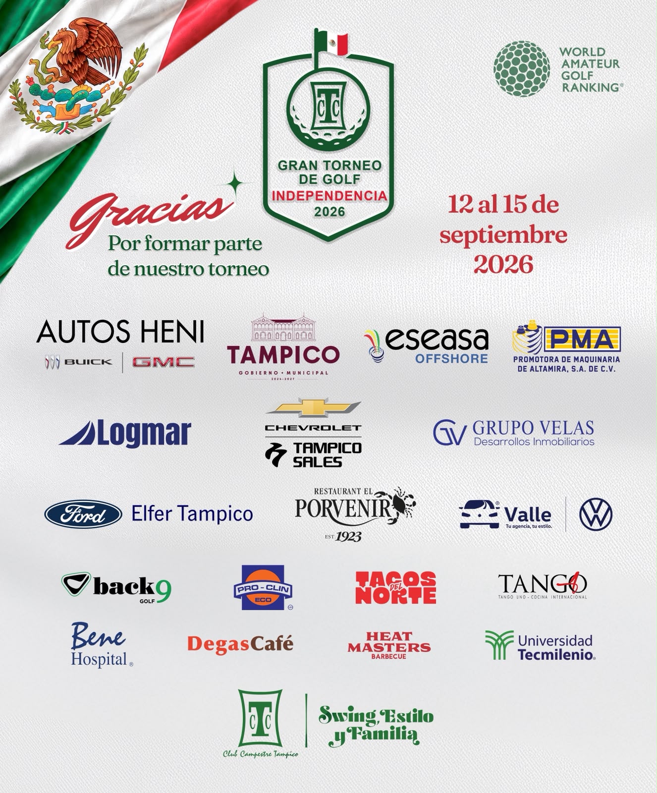 TORNEO de GOLF de INDEPENDENCIA